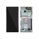 New After Market  AMOLED Assembly with Frame for Samsung Galaxy S22 Ultra 5G (S908B / 2022) (Service Pack)